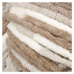Bernat Baby Blanket Yarn cream & tan NEW Color: 21 Light Sand Castle

|